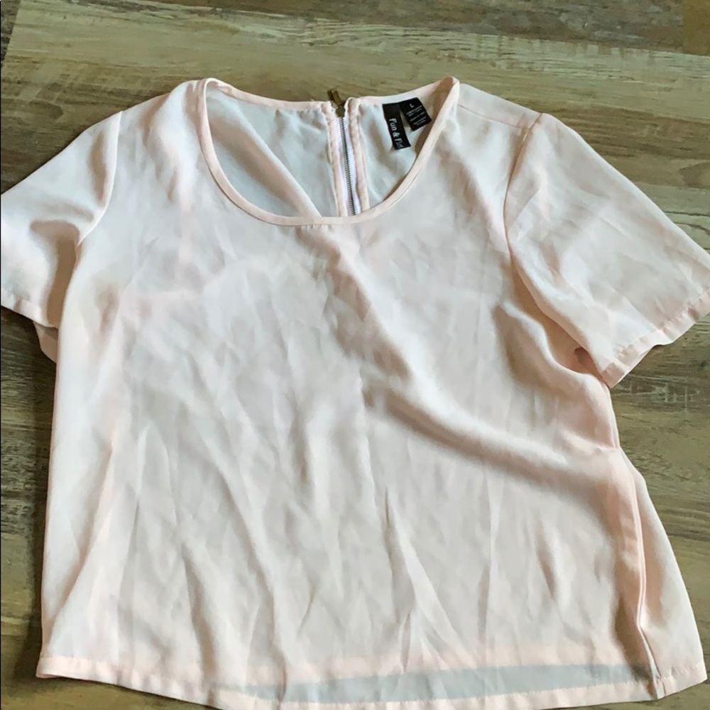 Light pink blouse